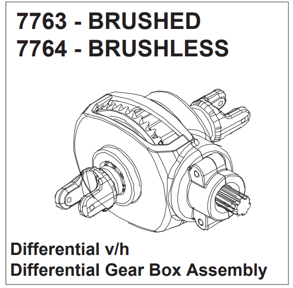 Differential v/h brushed