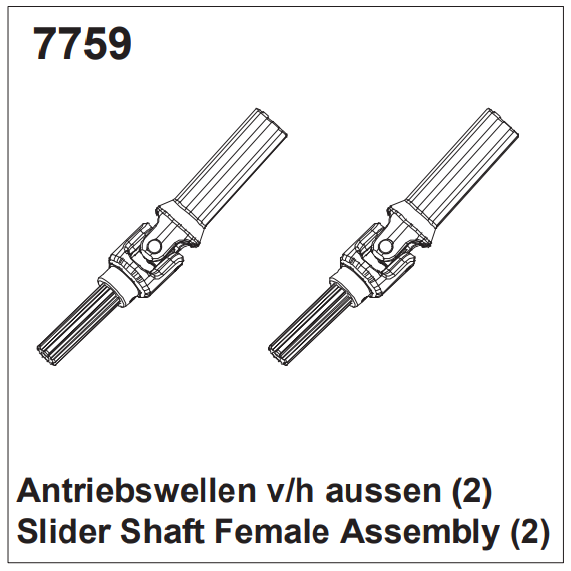 Antriebswellen aussen (2)