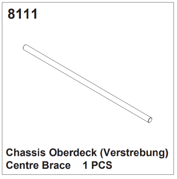 Chassis Oberdeck (Verstrebung)