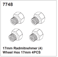 Radmitnehmer 17 mm (4)