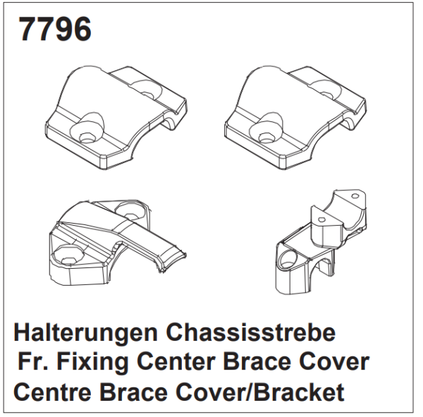 Halterungen Chassisverstrebung