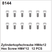 Zylinderkopfschrauben HM4x12 (12)