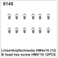 Linsenkopfschrauben HM4x10 (12)