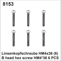 Linsenkopfschrauben HM4x36 (6)