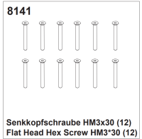 Senkkopfschrauben HM3x30 (6)